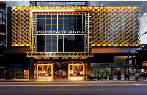  宝兴门头设计与商业空间的纽带。