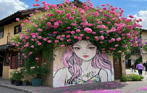  宝兴怎么设计网红打卡墙绘