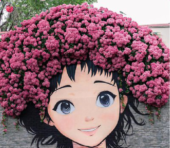  宝兴墙体彩绘-网红墙打卡