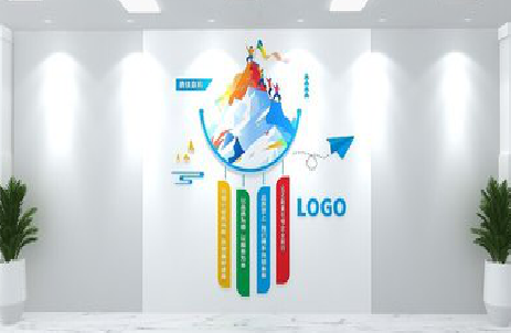  宝兴公司企业形象墙的工艺材料有哪些？