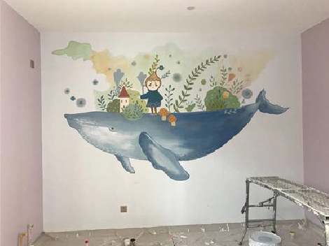  宝兴手绘墙的特点及优势。